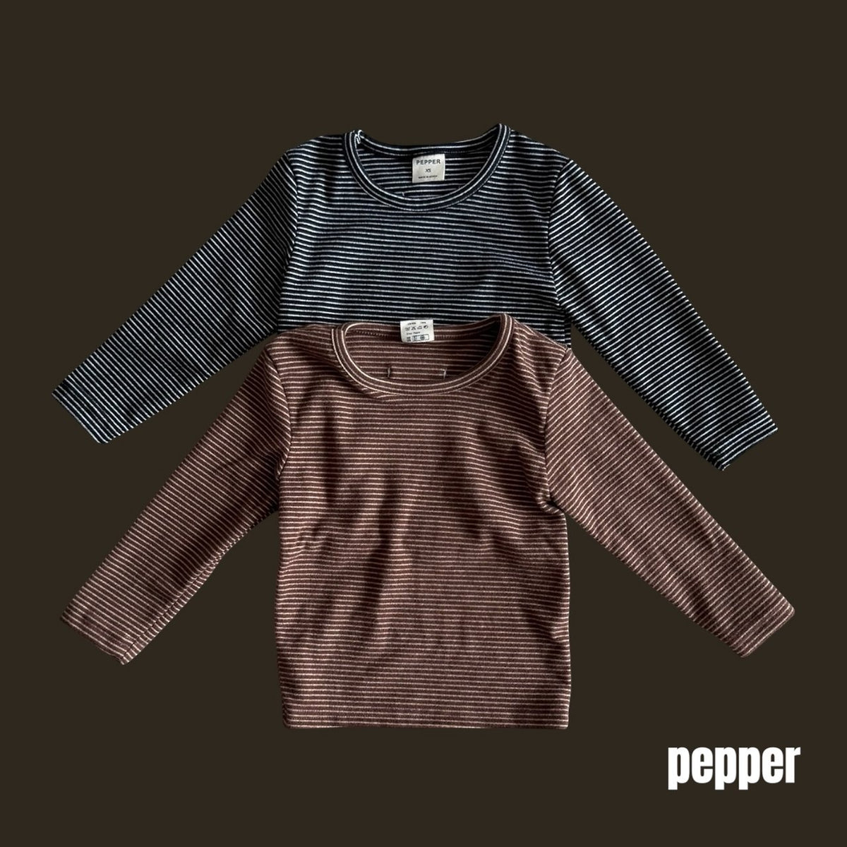 PEPPER ボーダーTシャツ