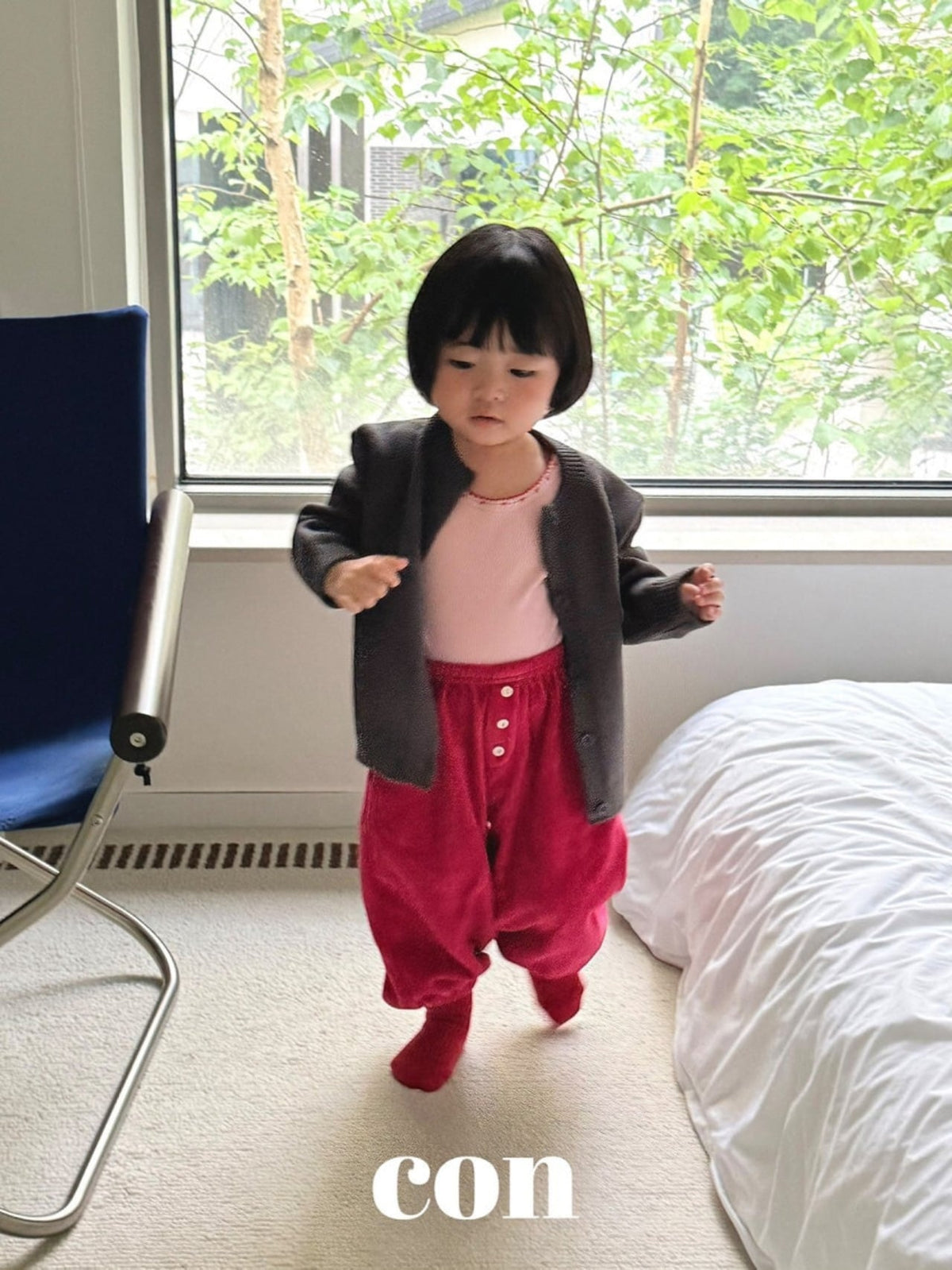 CON ベロアホリックパンツ