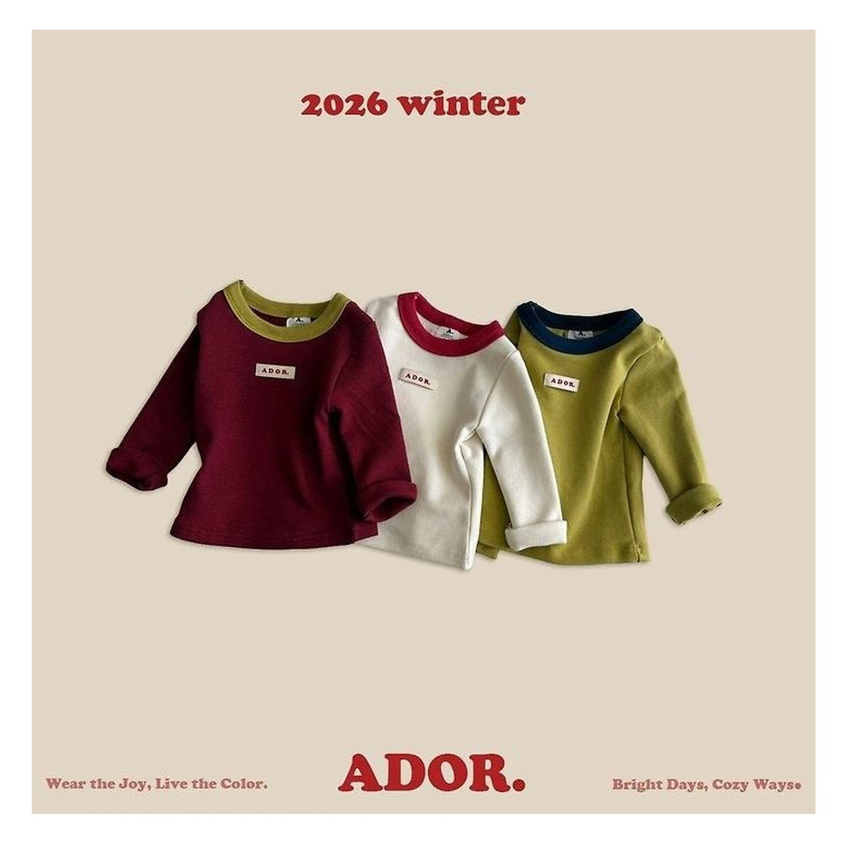 ADOR. クッキー配色ティー