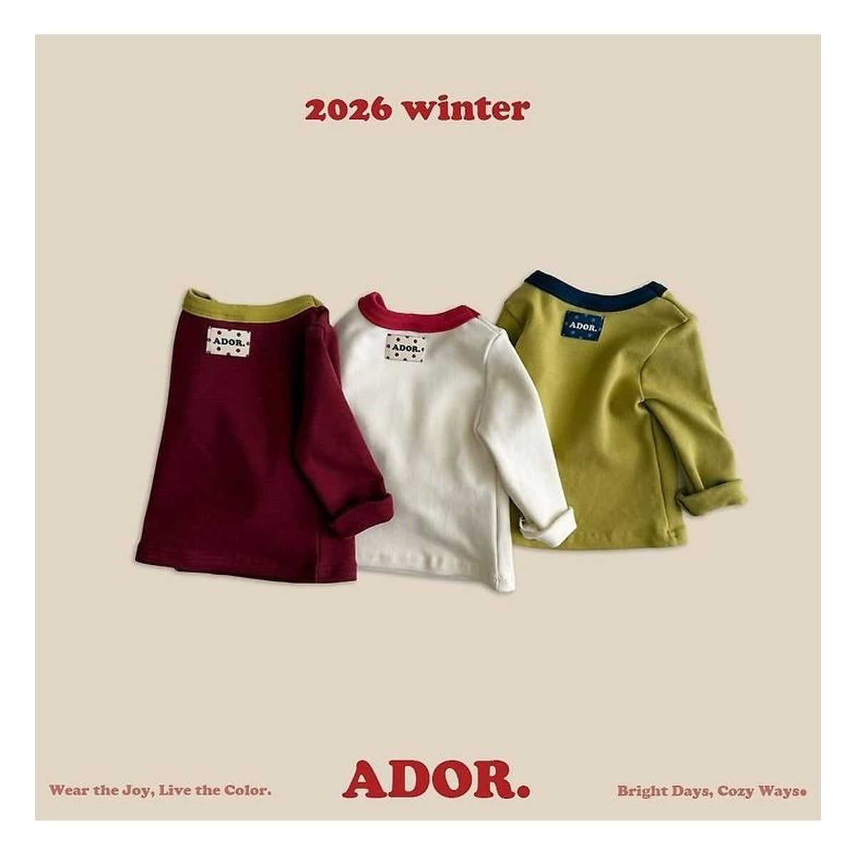 ADOR. クッキー配色ティー