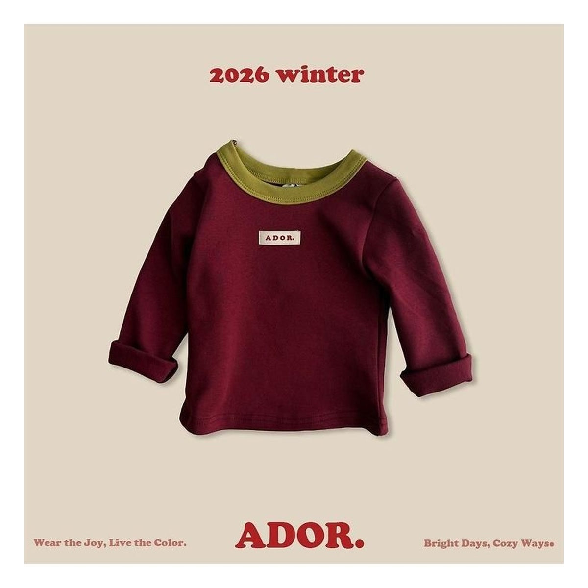 ADOR. クッキー配色ティー