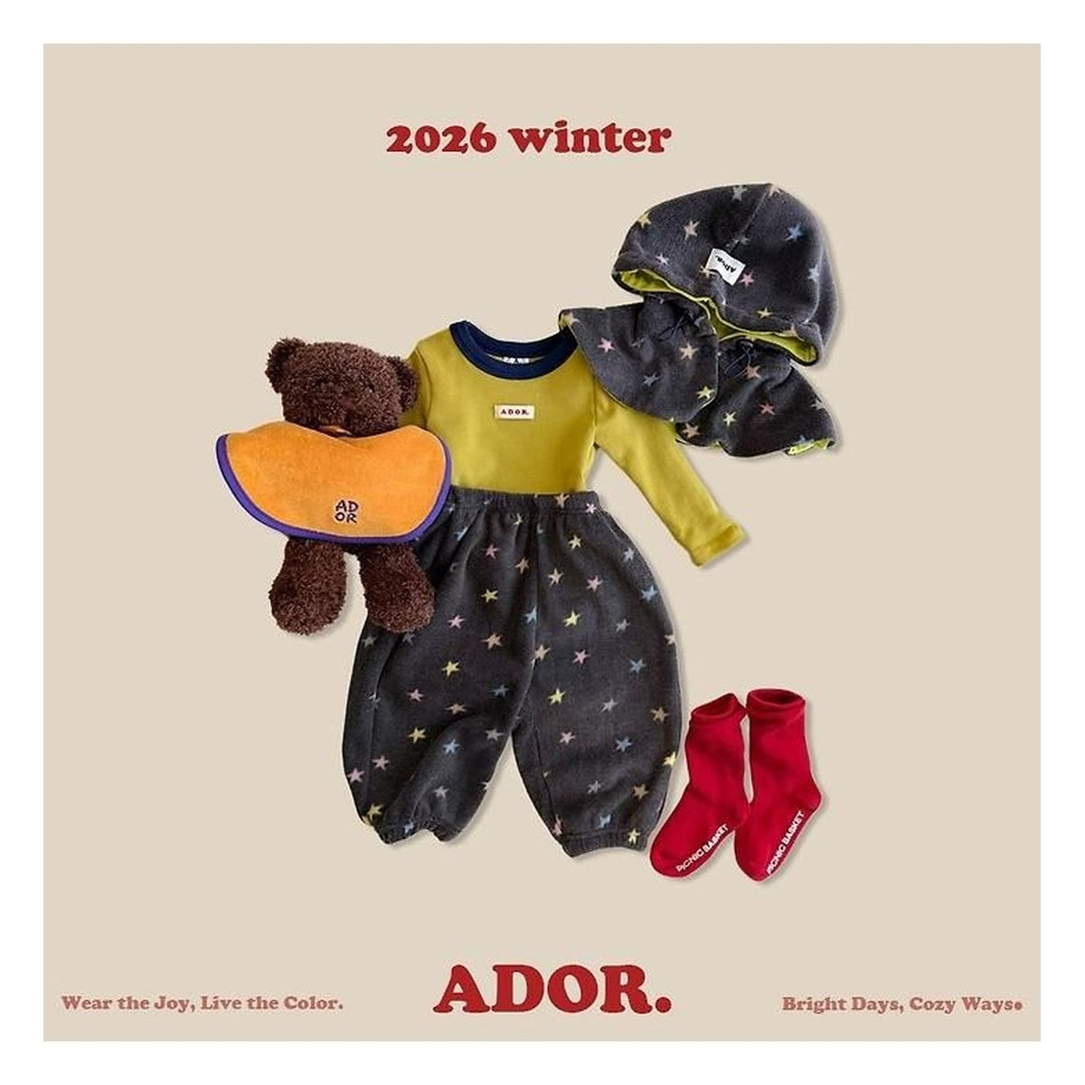 ADOR. クッキー配色ティー