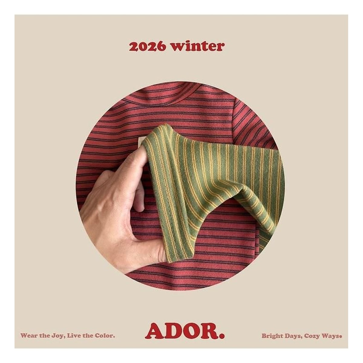 ADOR. ハイネックフーディー