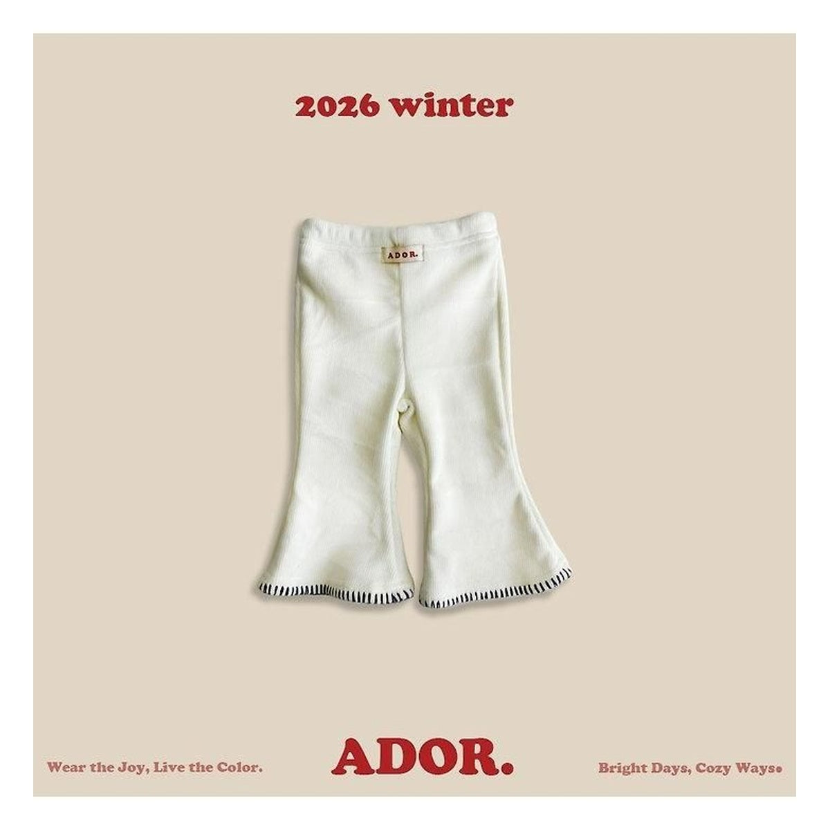 ADOR. メルトブーツカットパンツ