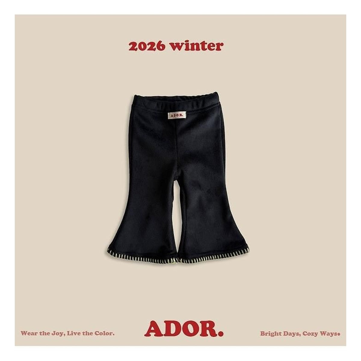 ADOR. メルトブーツカットパンツ