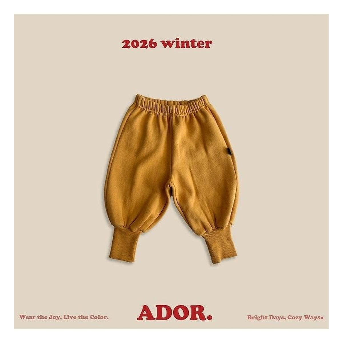 ADOR. ウィンターアラジンパンツ