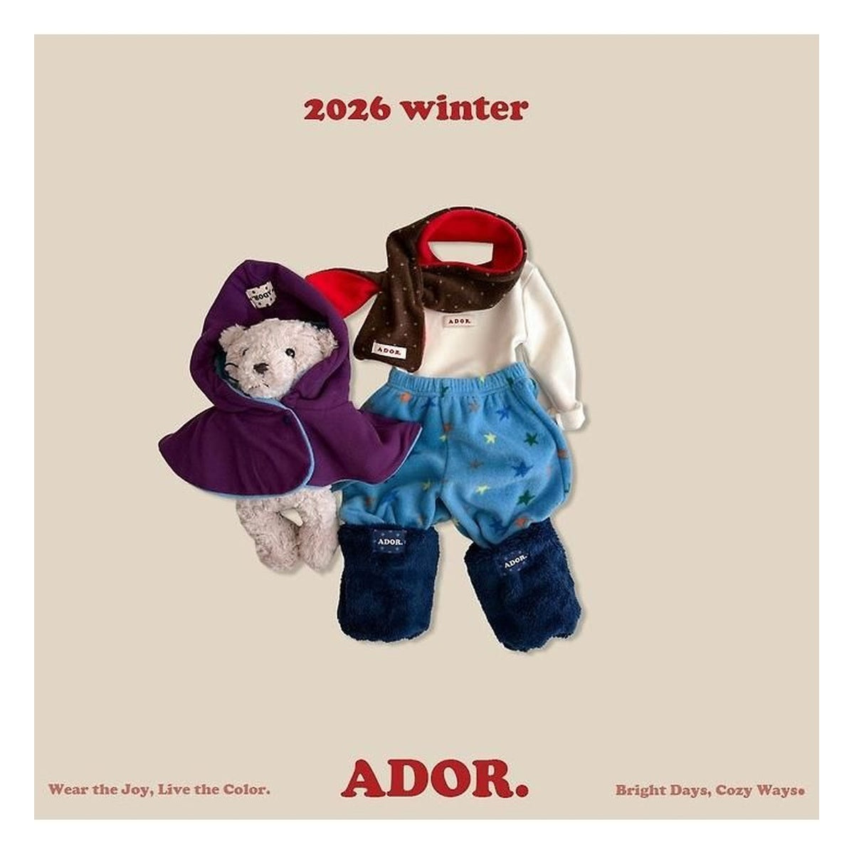 ADOR. スタープリーツパンツ