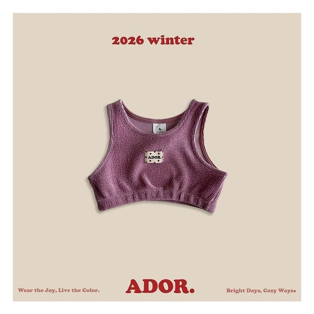 ADOR. ふんわりベロアベスト
