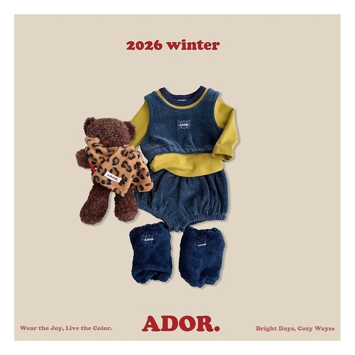 ADOR. ふんわりベロアベスト