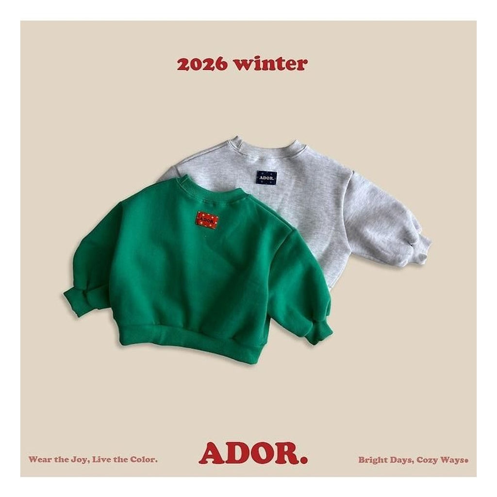 ADOR. エンブレムスウェット