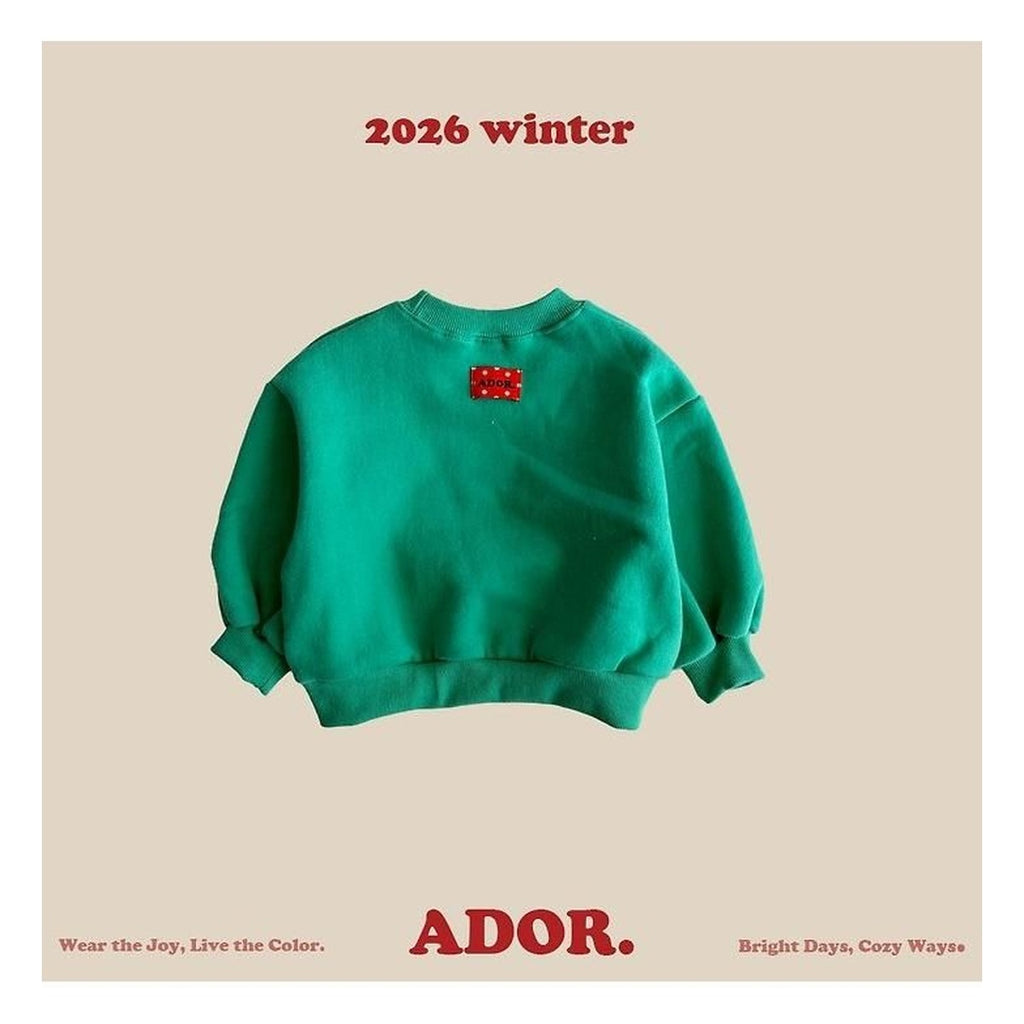 ADOR. エンブレムスウェット