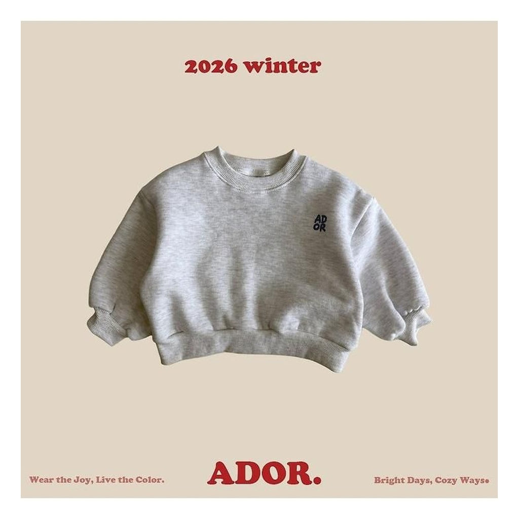 ADOR. エンブレムスウェット