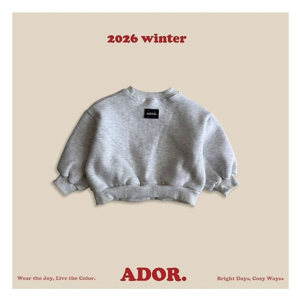 ADOR. エンブレムスウェット