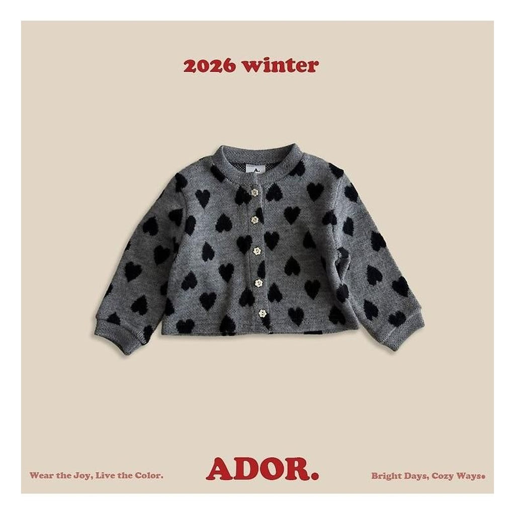 ADOR. ハートカーディガン