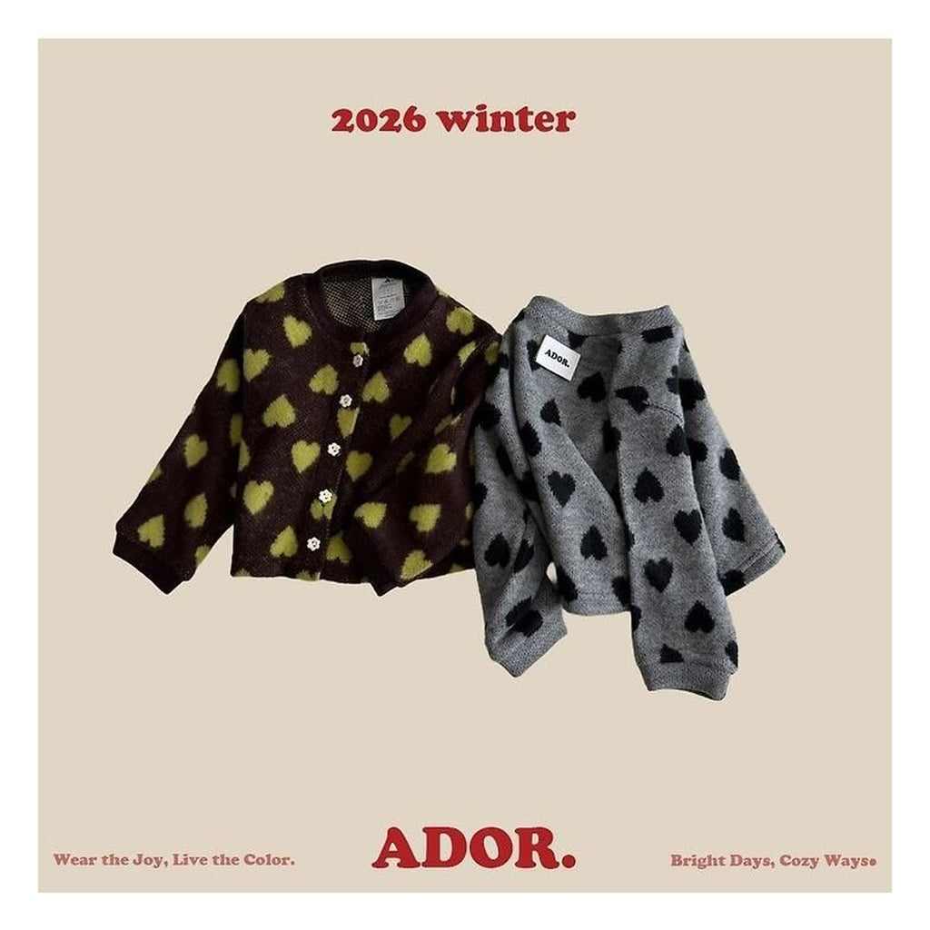 ADOR. ハートカーディガン
