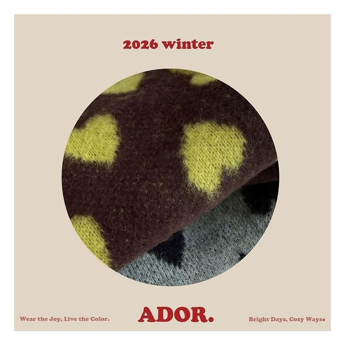 ADOR. ハートカーディガン