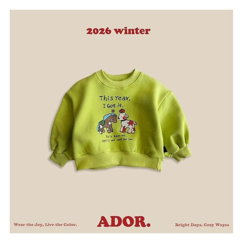 ADOR. スターアニマルスウェット