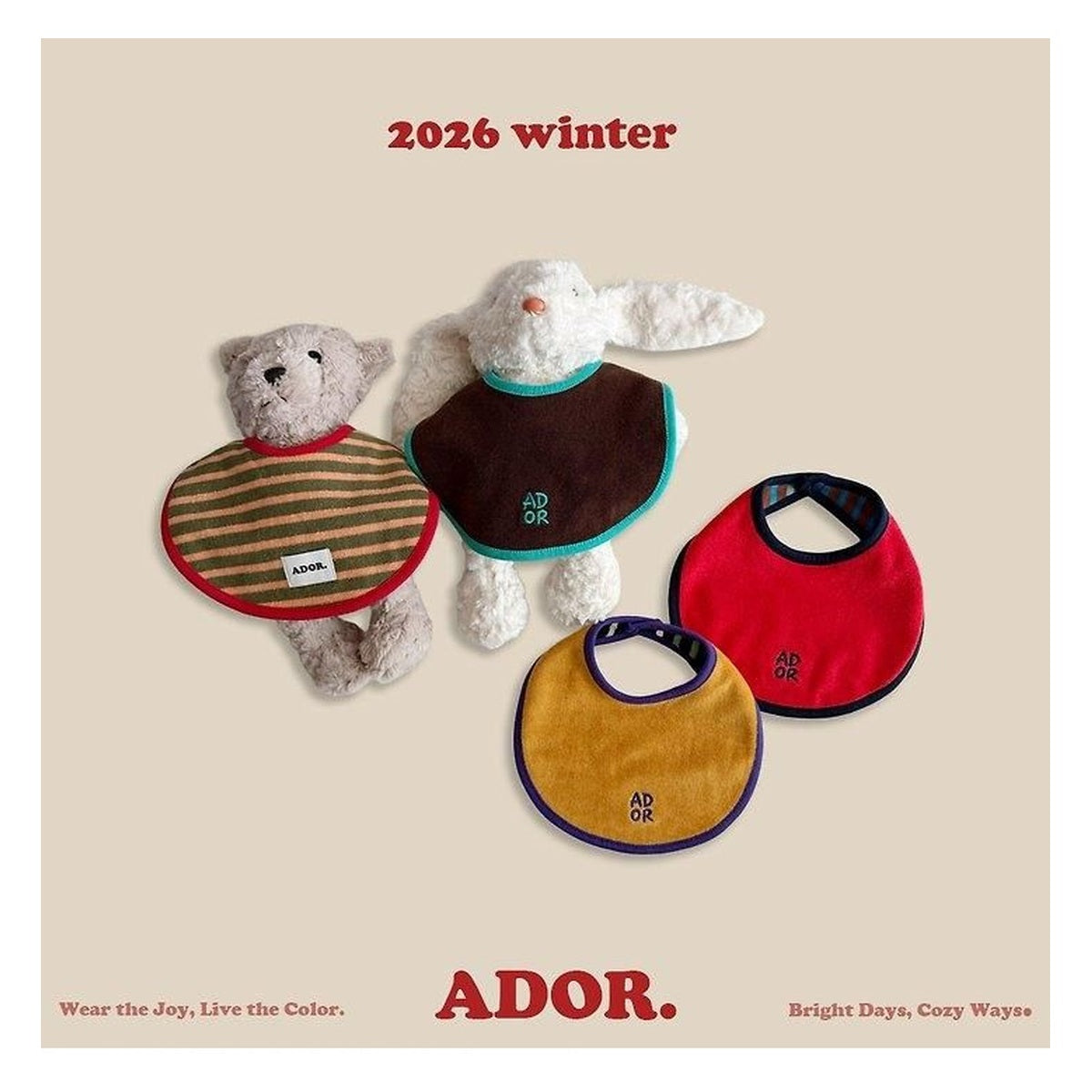 ADOR. 両面テリービーニー FREE