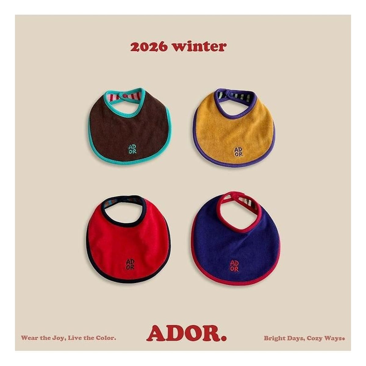 ADOR. 両面テリービーニー FREE
