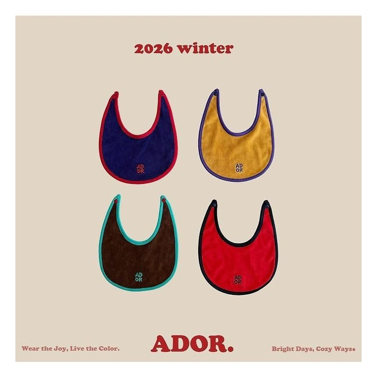 ADOR. 両面テリービーニー FREE