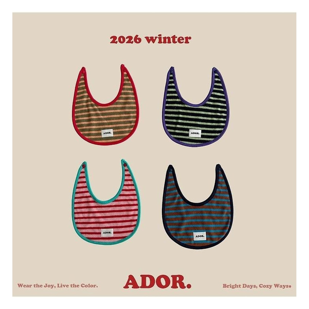 ADOR. 両面テリービーニー FREE