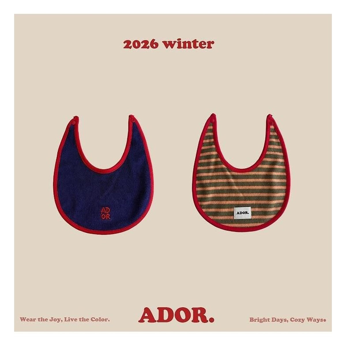 ADOR. 両面テリービーニー FREE
