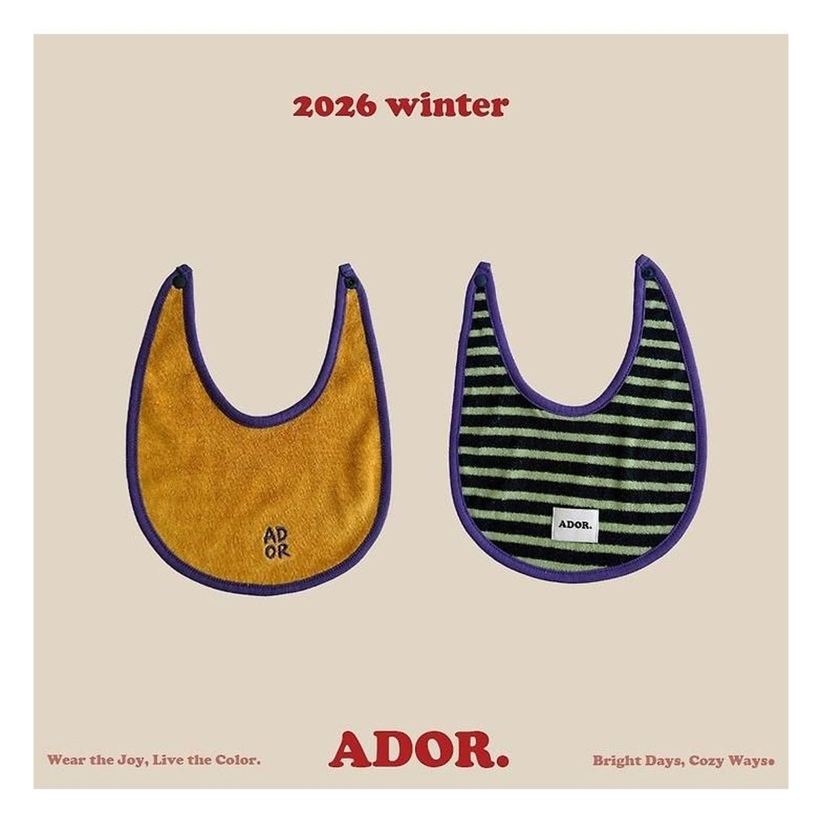 ADOR. 両面テリービーニー FREE