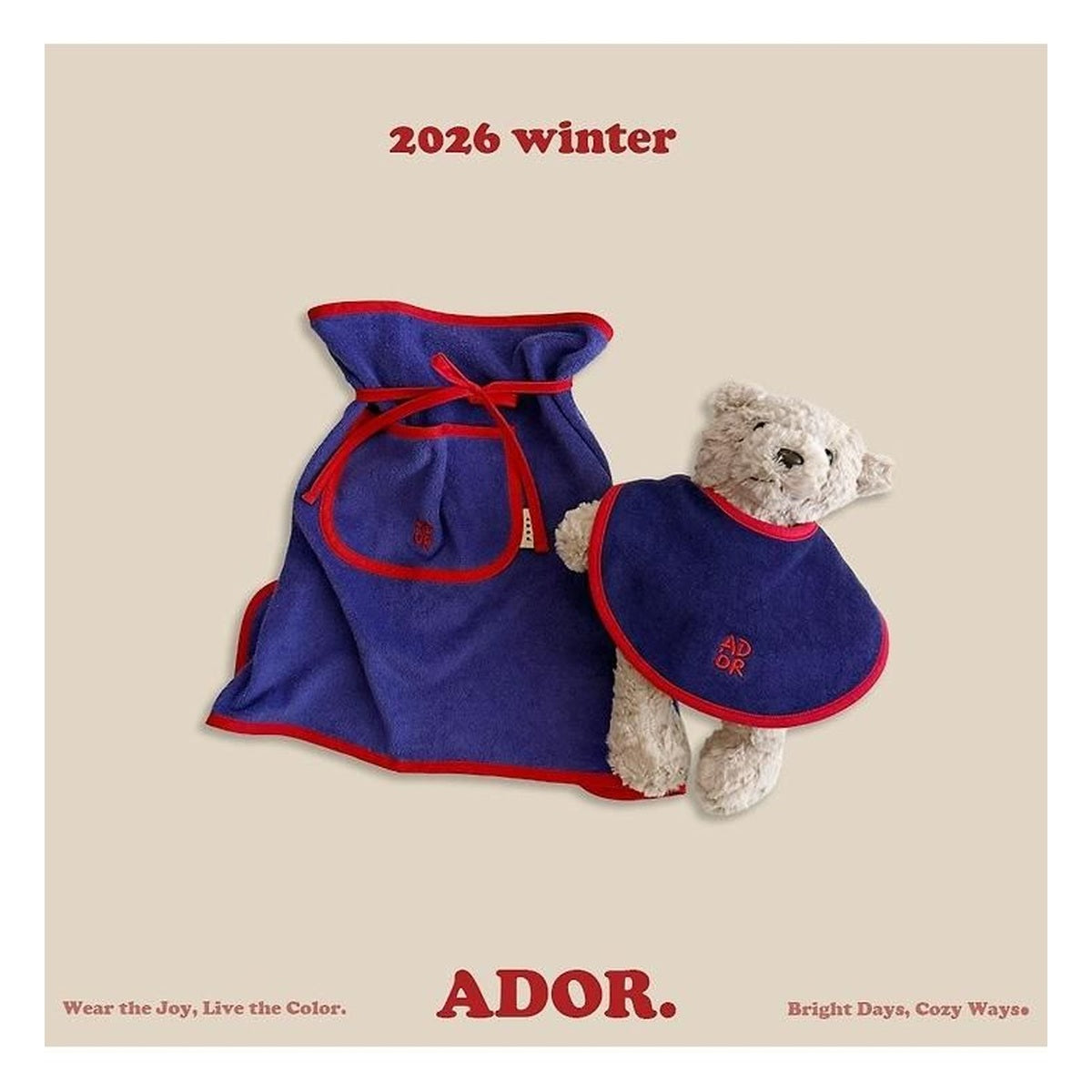 ADOR. マザー&キッズエプロン FREE