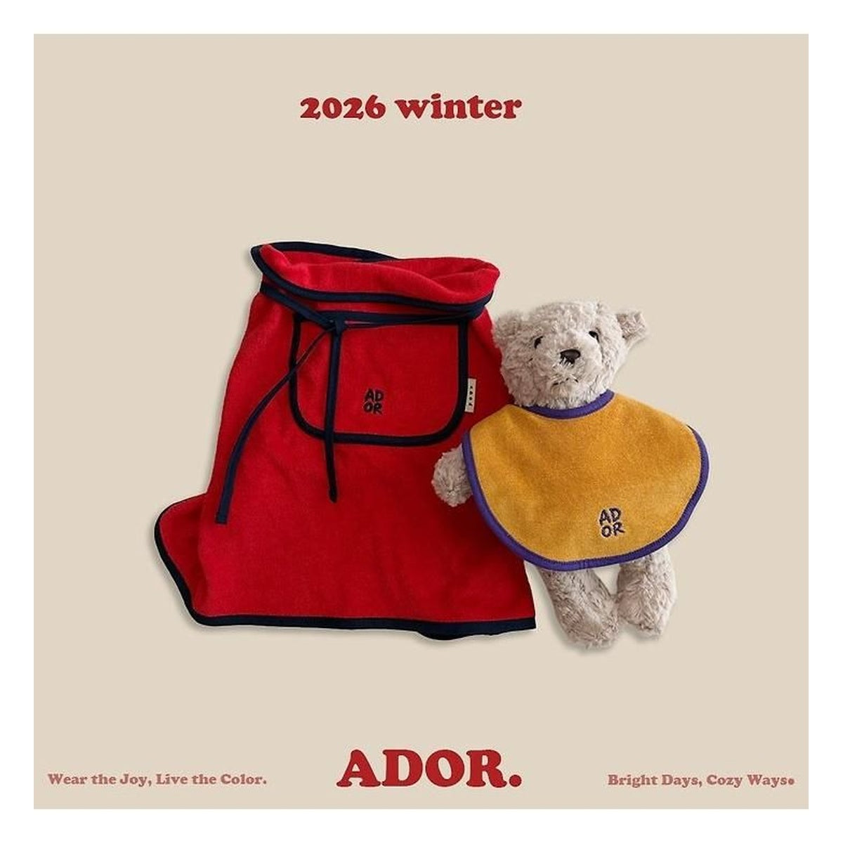 ADOR. マザー&キッズエプロン FREE