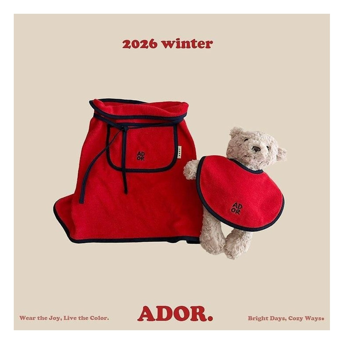 ADOR. マザー&キッズエプロン FREE