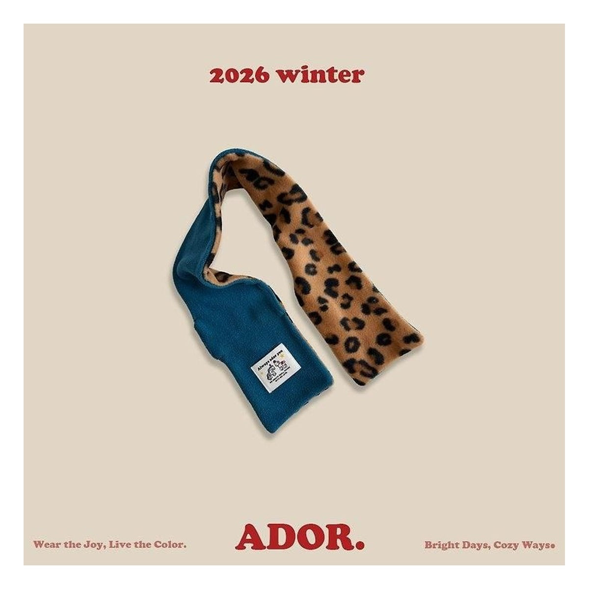 ADOR. リバーシブルマフラー FREE