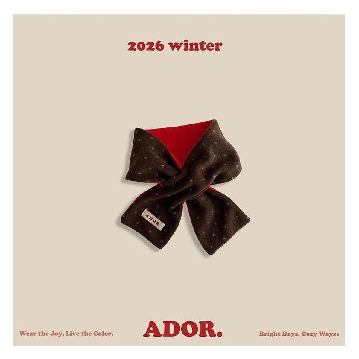 ADOR. リバーシブルマフラー FREE