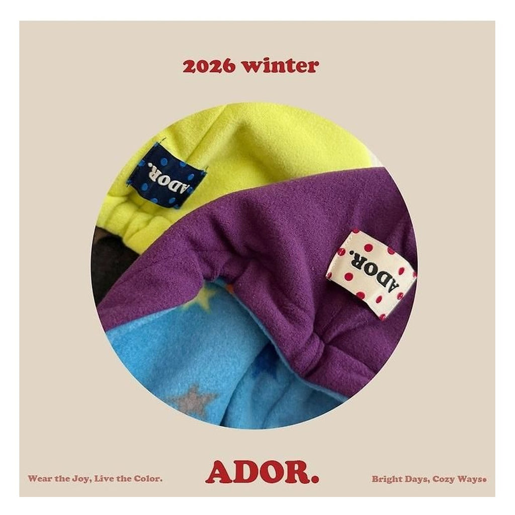 ADOR. リバーシブルスターフーディーポンチョ FREE