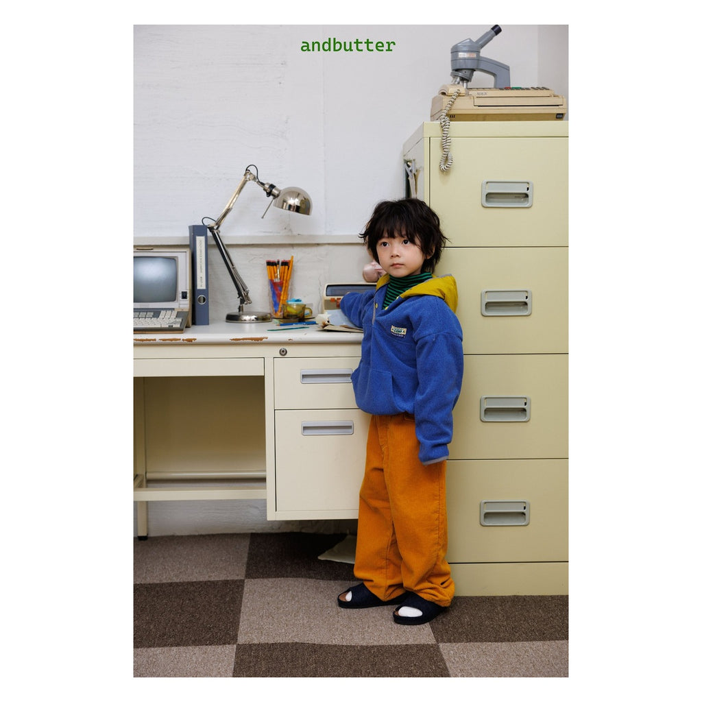 and butter カラーパーカー