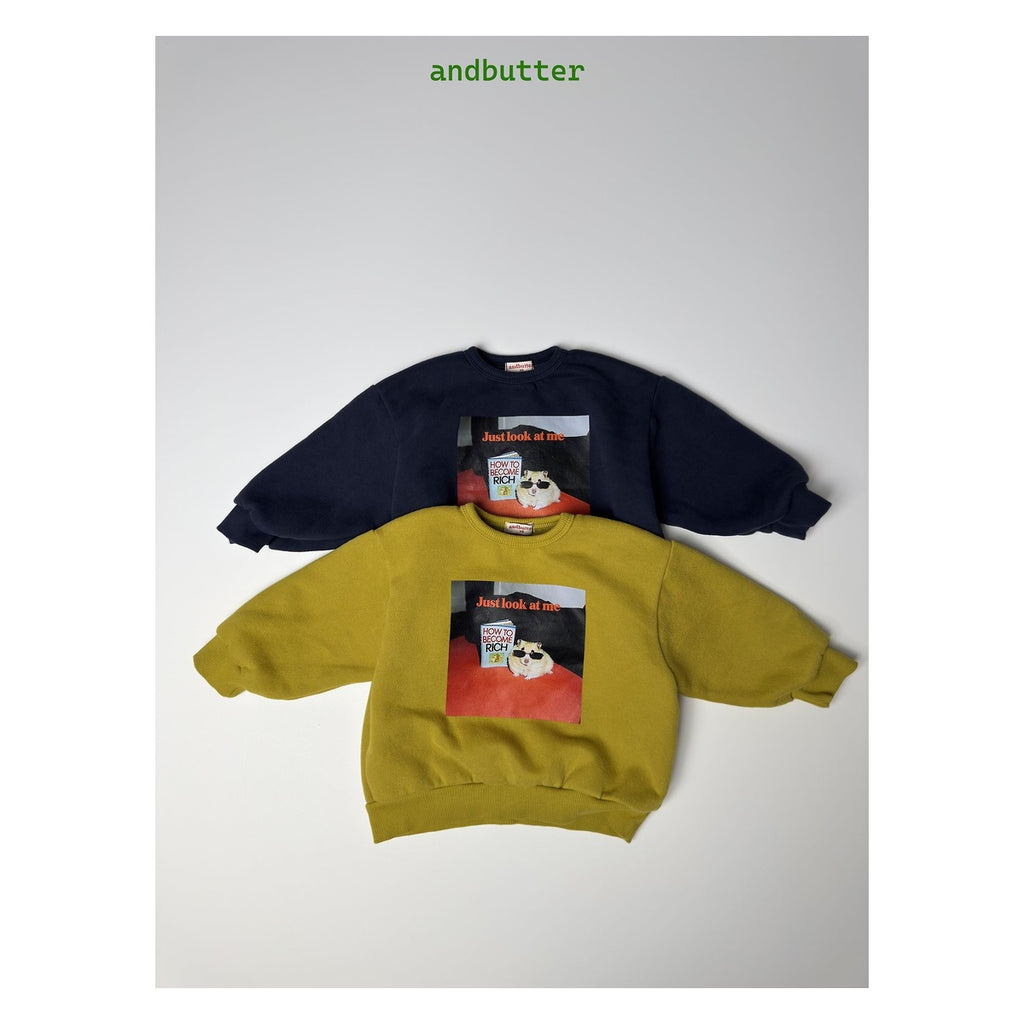 and butter リッチハムスウェット