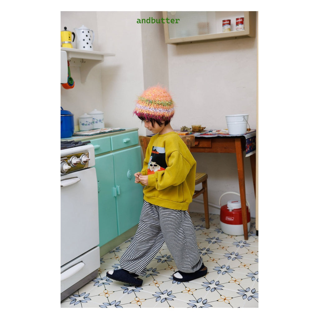 and butter リッチハムスウェット