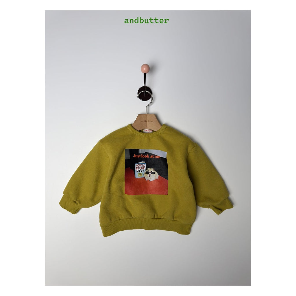 and butter リッチハムスウェット