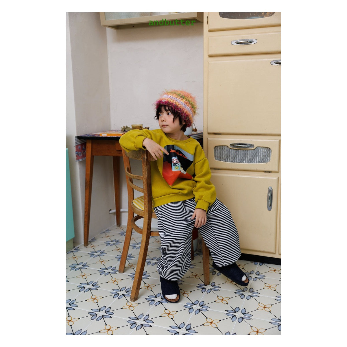 and butter リッチハムスウェット