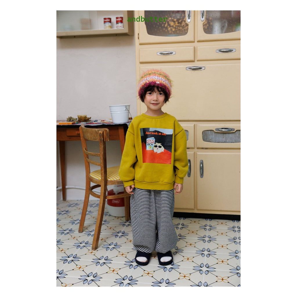 and butter リッチハムスウェット