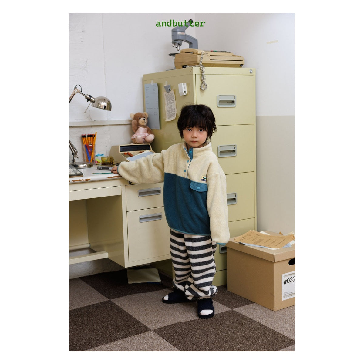 and butter キャンププラウス