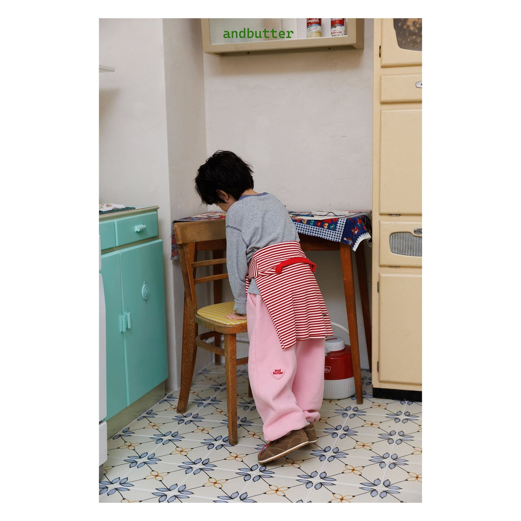 and butter ハートジョガーパンツ