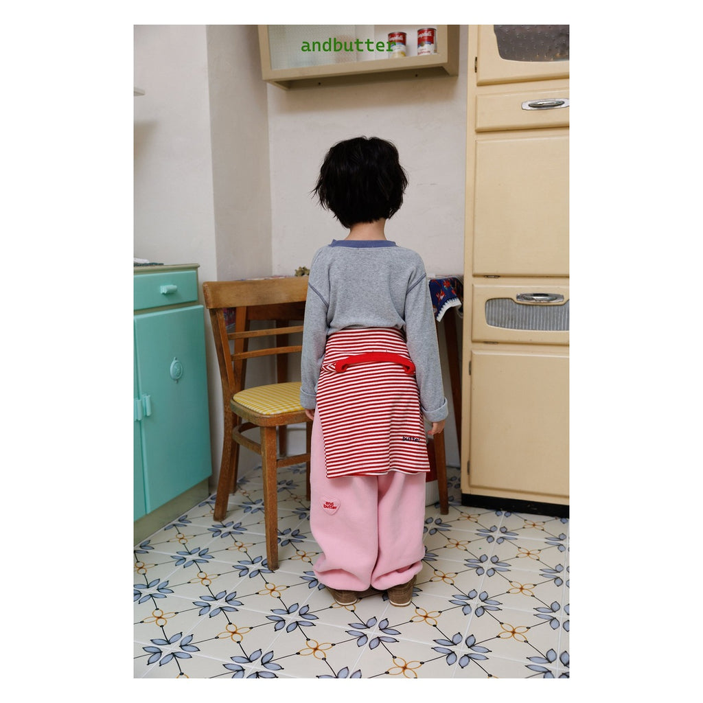 and butter ハートジョガーパンツ