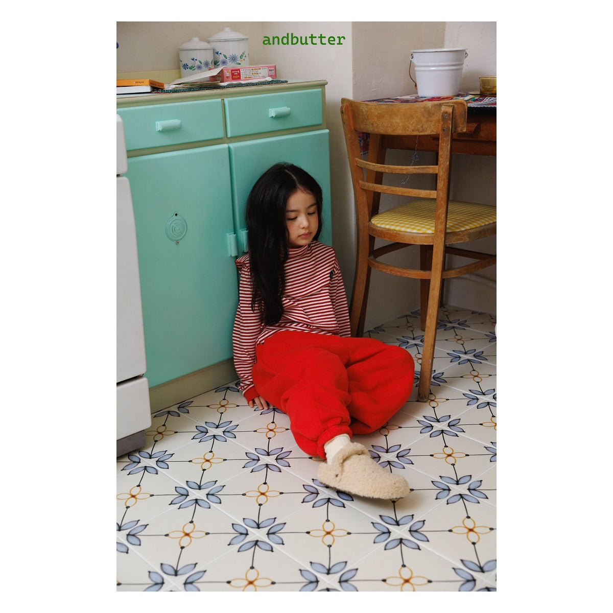 and butter タートルネックセットアップ