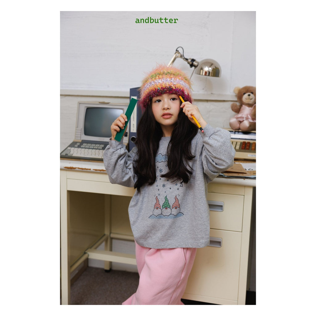 and butter クラウドサンタTシャツ