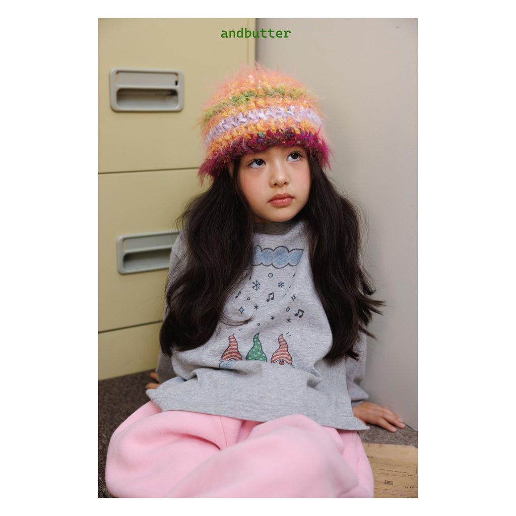and butter クラウドサンタTシャツ