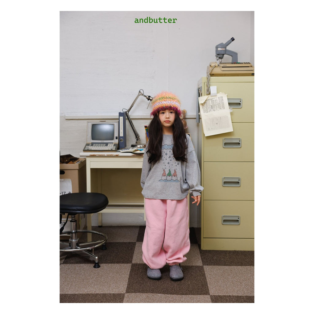 and butter クラウドサンタTシャツ