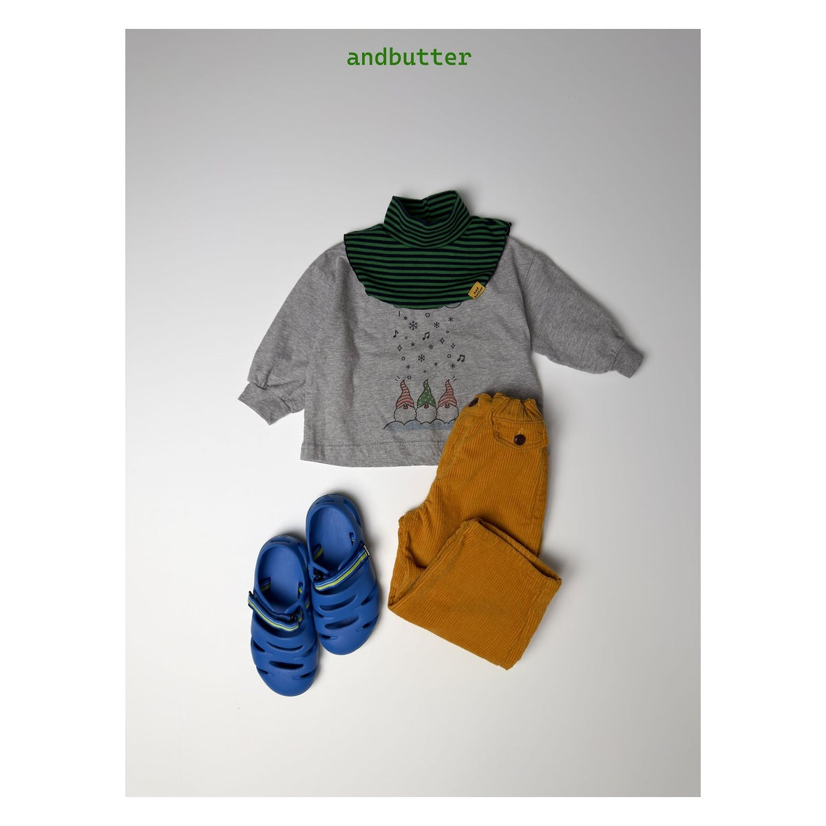 and butter クラウドサンタTシャツ