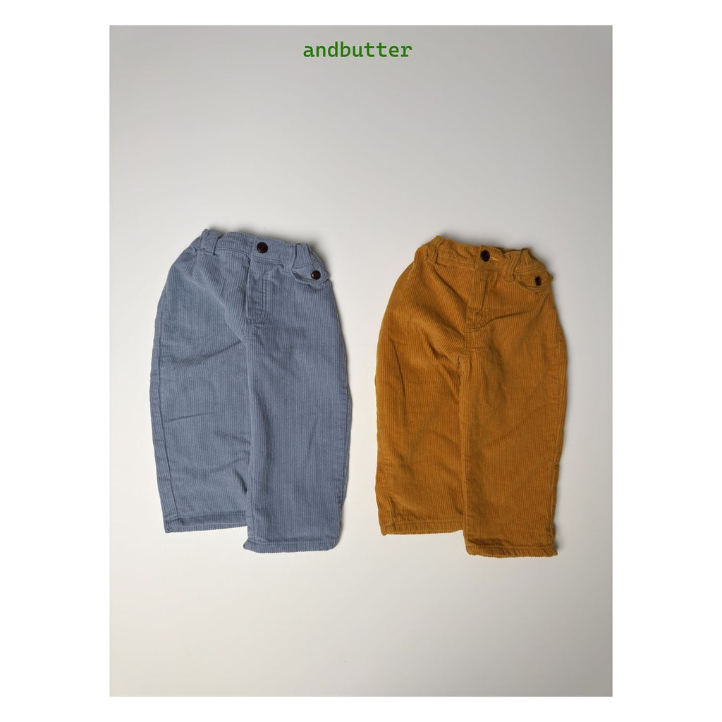 and butter トーストコーデュロイパンツ