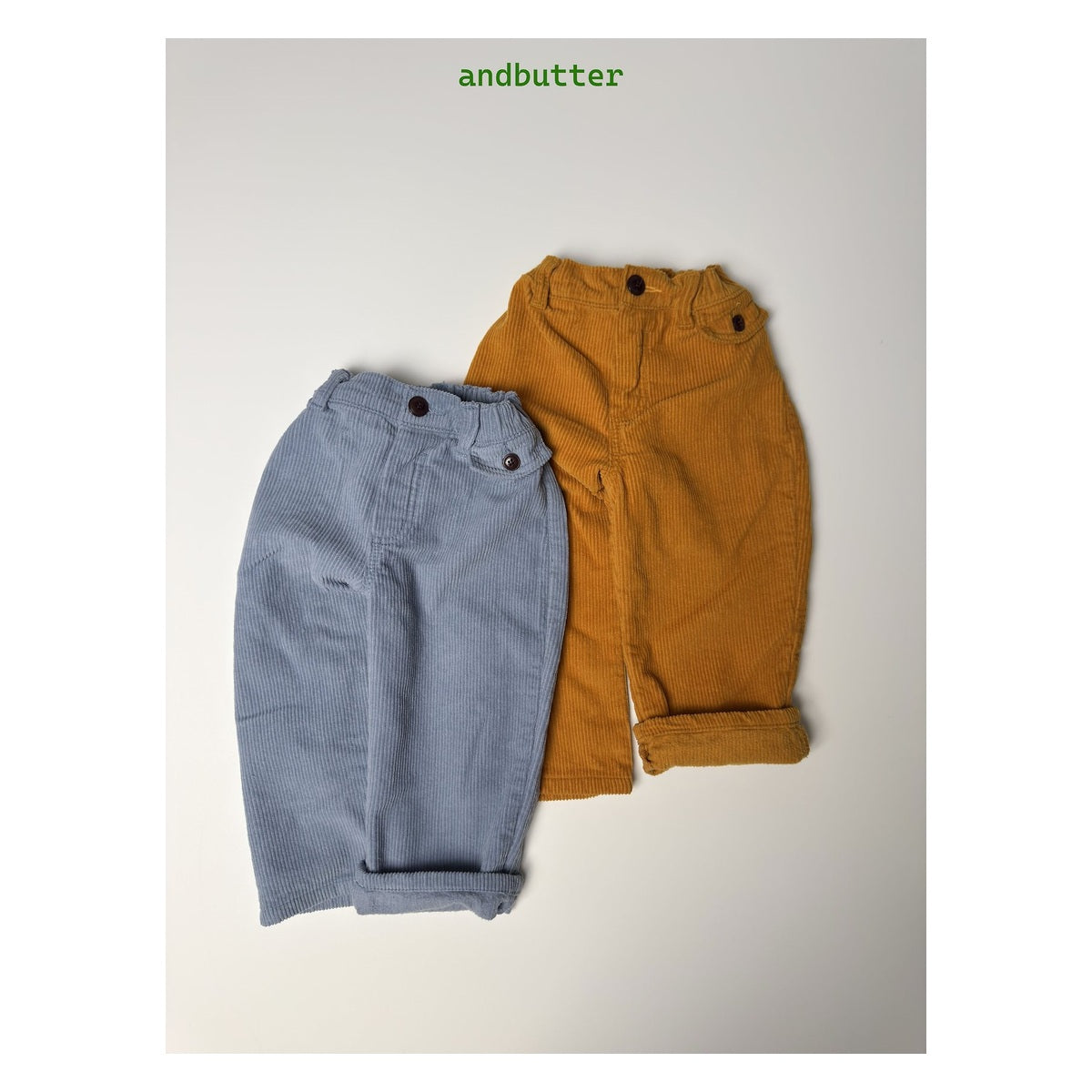 and butter トーストコーデュロイパンツ