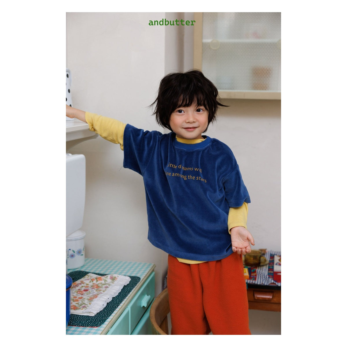 and butter ドリームベロアビーニー